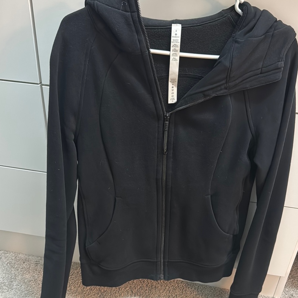 Black fullzip Scuba